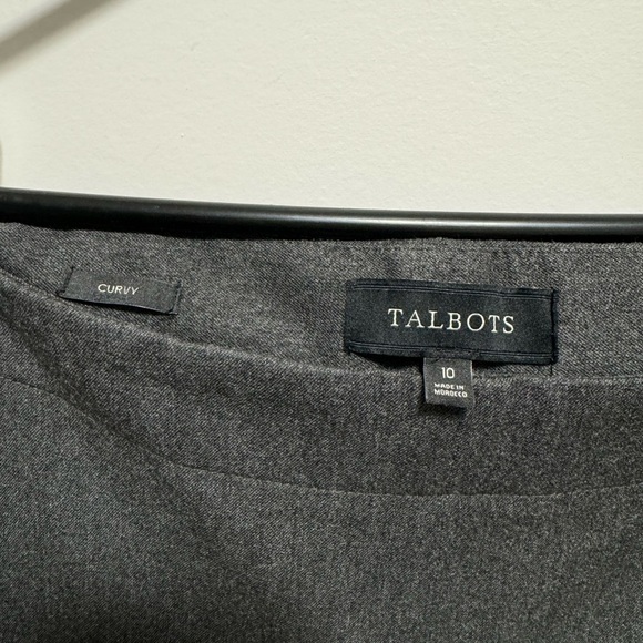 Women’s Talbots Curvy Dress Pants in Gray - Picture 3 of 4